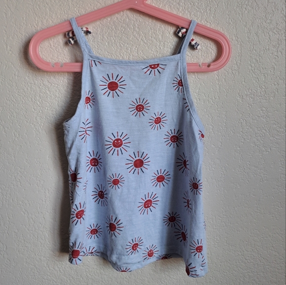 Wonder Nation Girls Blue Sub Print Tank Top Size 5T - Picture 2 of 6